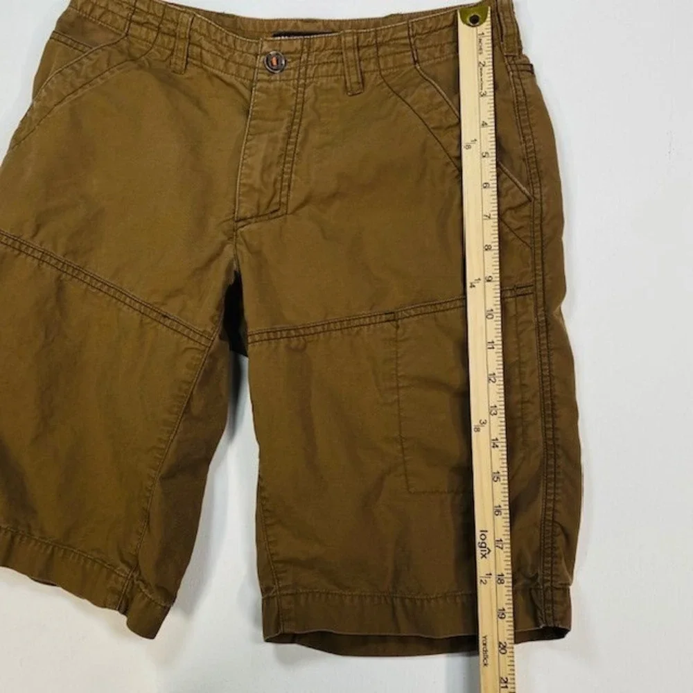 5.11 Tactical Series Men Brown Cotton Canvas Cargo Shorts Size 30 Coyote Utility